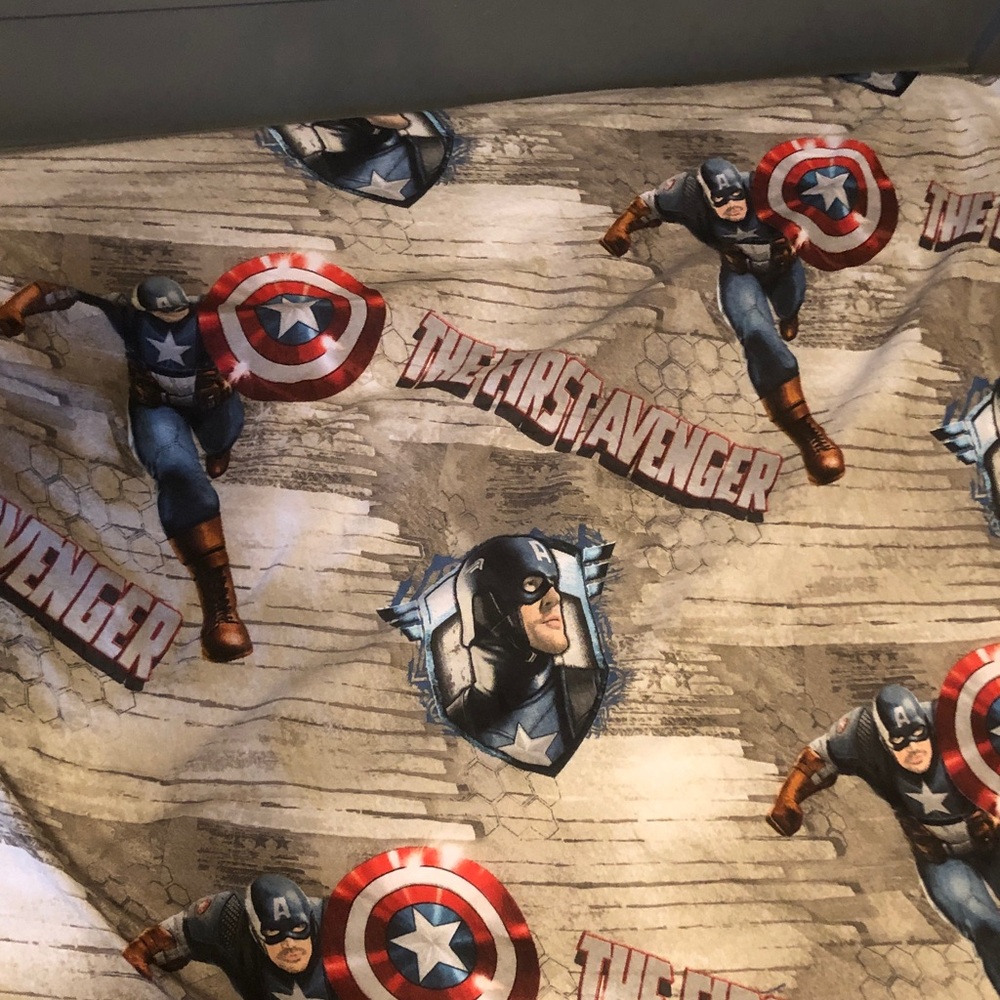 Captain America Themed Bedding Set